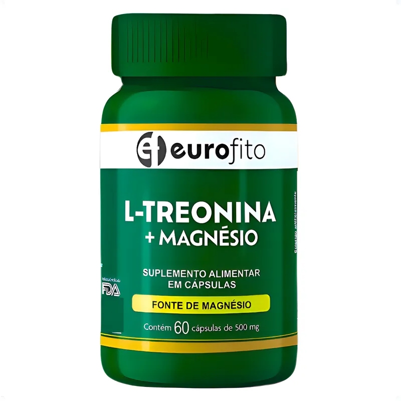 Suplemento Alimentar De Magnésio + L-Treonina C/60 Eurofito em Oferta na Shopee