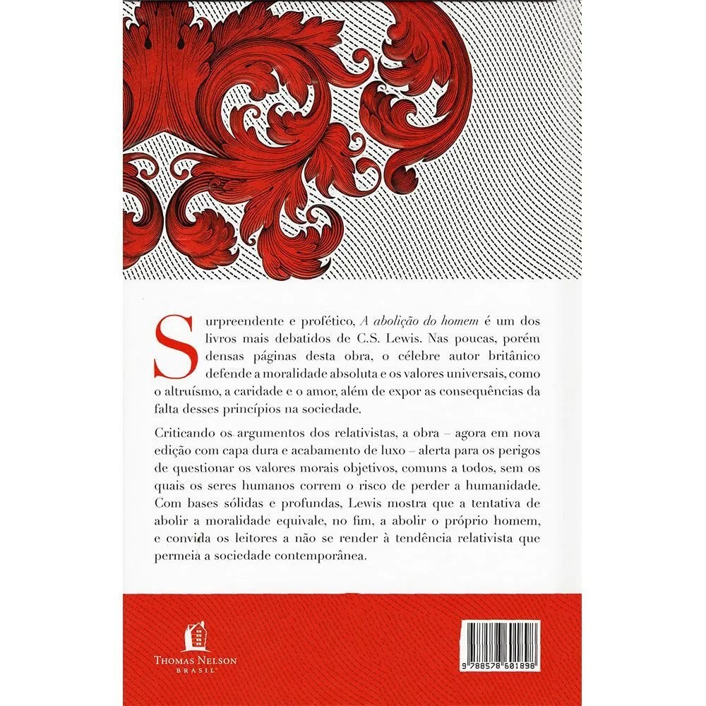 Detalhes do A Abolição do Homem - C. S. Lewis