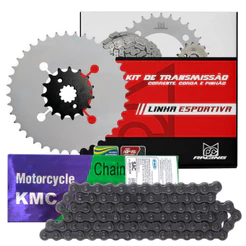 Kit Relação Cb 250f Twister 2016 2019 Reduzida 38X15 Corrente Kmc