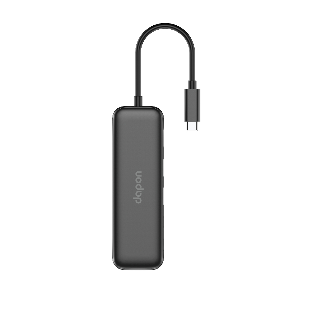 Hub Usb-c Dapon 5 Em 1 Hdmi 4k + Usbc/dados 5 Gbps + Pd Preto DP1338 em Oferta na Shopee