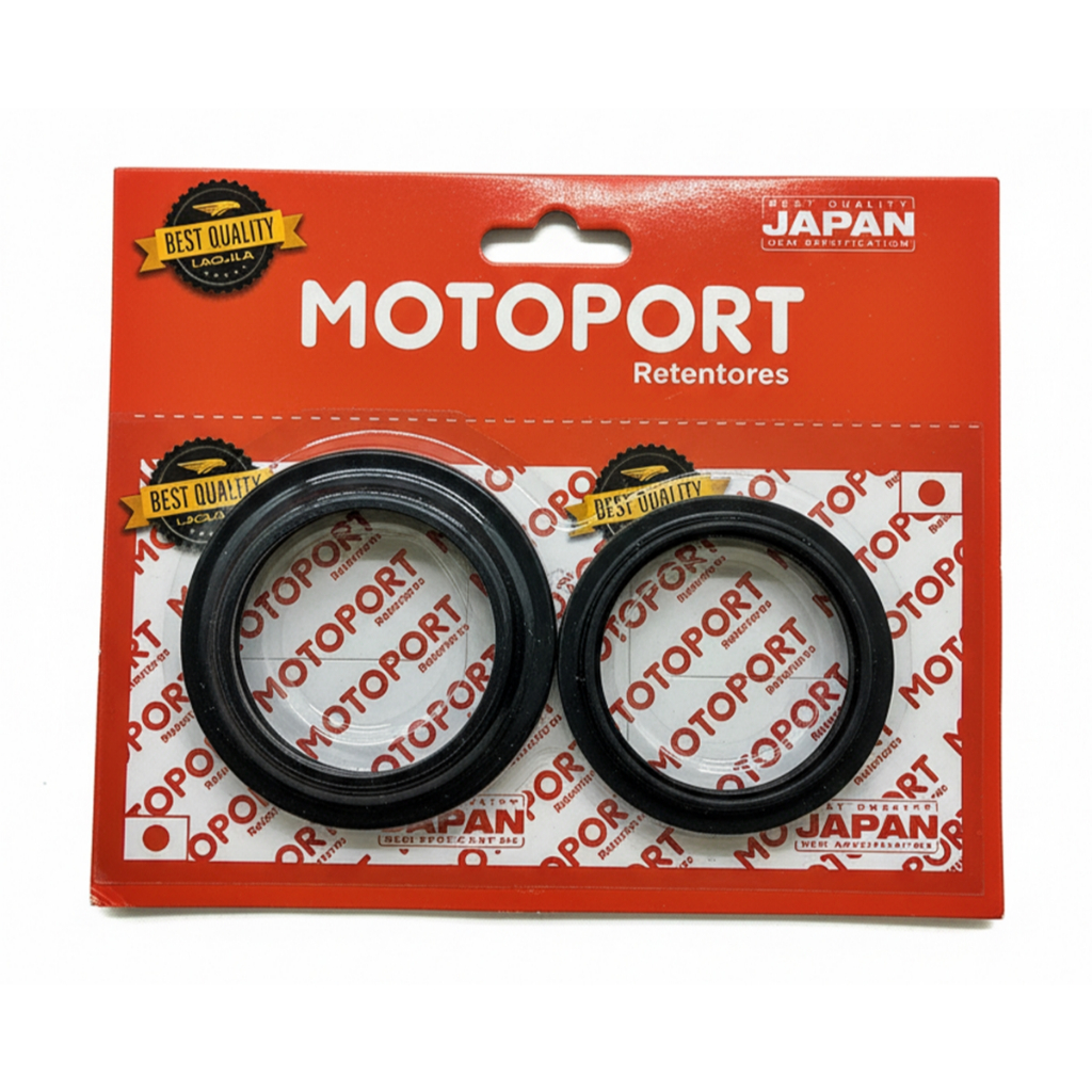 RETENTOR BENGALA E GUARDA PÓ MOTOPORT YAMAHA FAZER 250 2018 A 2023 / LANDER 250 2019 A 2023 em Oferta na Shopee