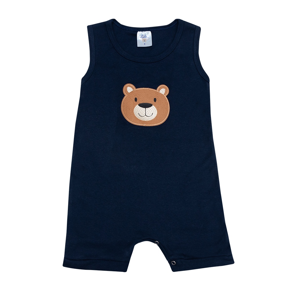 Macacão  Romper Banho de Sol Regata Algodão Masculino ou Feminino