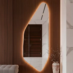 Espelho Corpo Inteiro com Led Orgânico de Parede 170x70 Rocco para Sala Quarto Banheiro