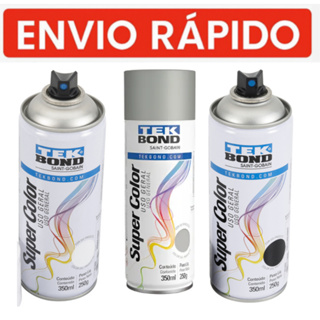 Tinta Spray Preto, Branco, Aluminio Brilhante/Fosco 350ml Uso Geral Multiuso Secagem Rápida Multiuso em Oferta na Shopee