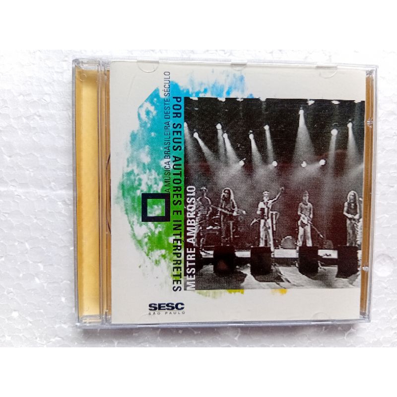 CD mestre Ambrósio a música brasileira deste século por seus autores e intérpretes ótimo estado mídia e capa