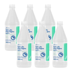 Kit 6 Soro Fisiológico Sorimax Farmax 500ml