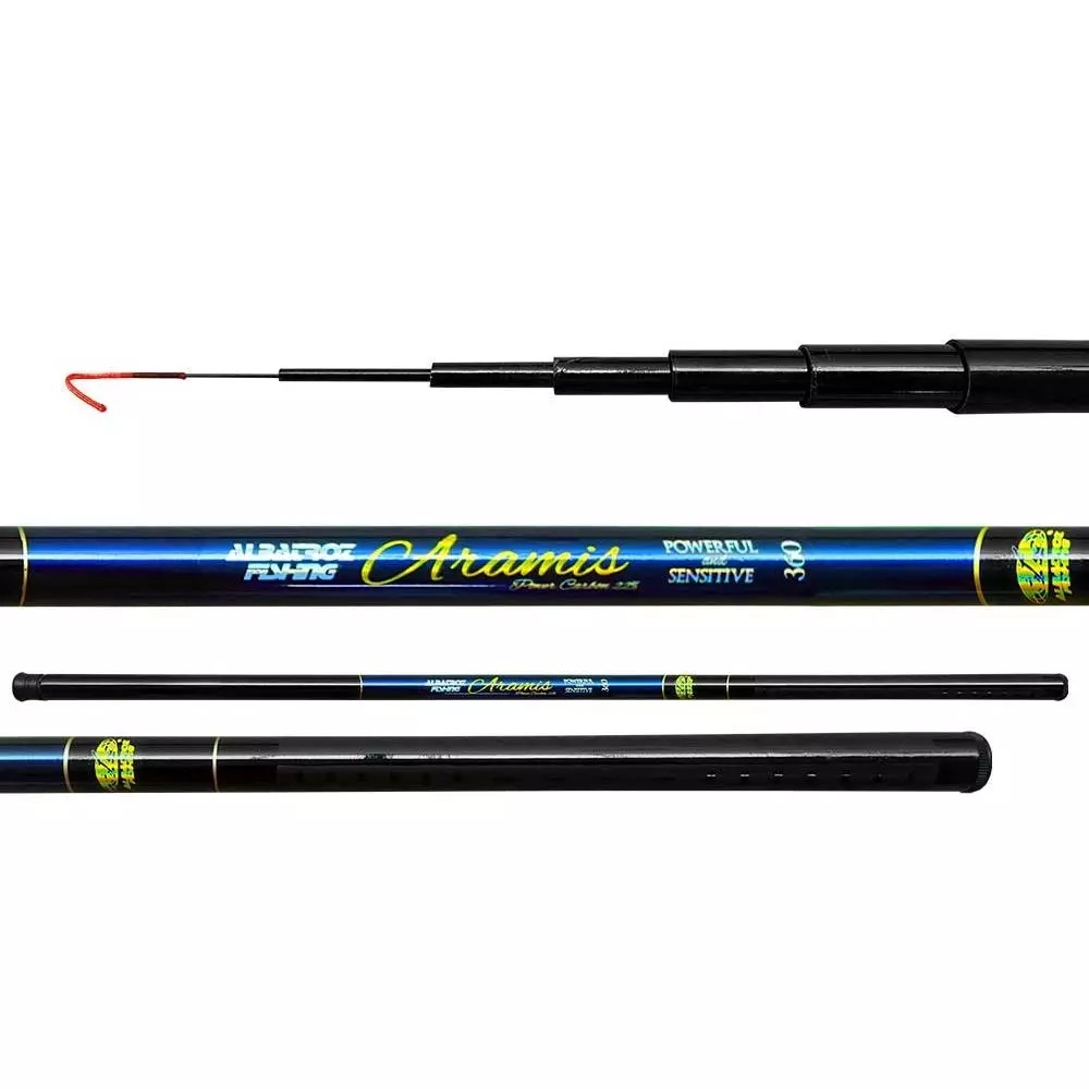 Vara Telescópica Albatroz Fishing Aramis em Oferta na Shopee