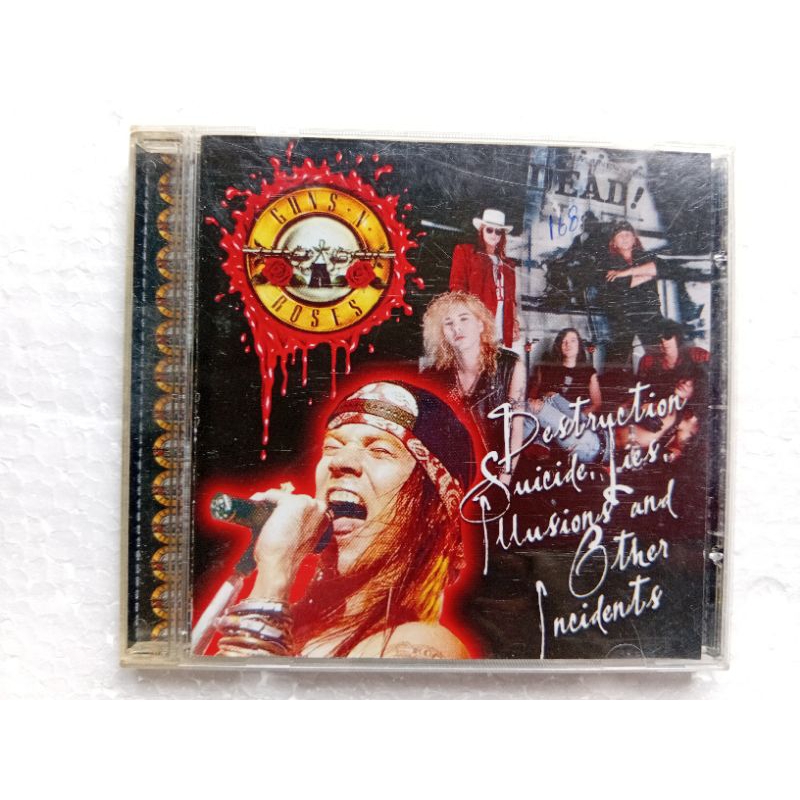 CD Guns n'roses destruction suicide lhes illusions and other incidents ótimo estado mídia e capa importado