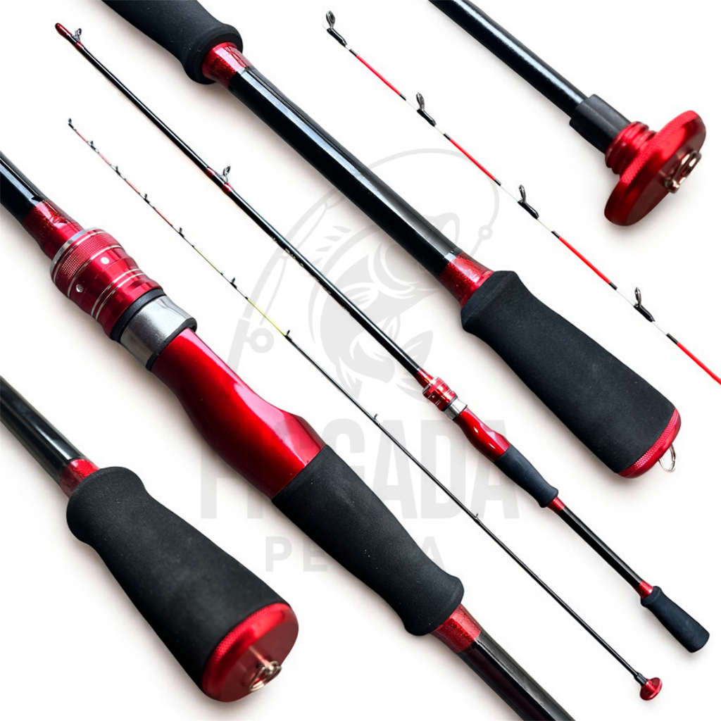 Vara de Pesca Ultra light CMIK Molinete ou Carretilha Cabo100% Carbono Tilápia Piapara Piau em Oferta na Shopee