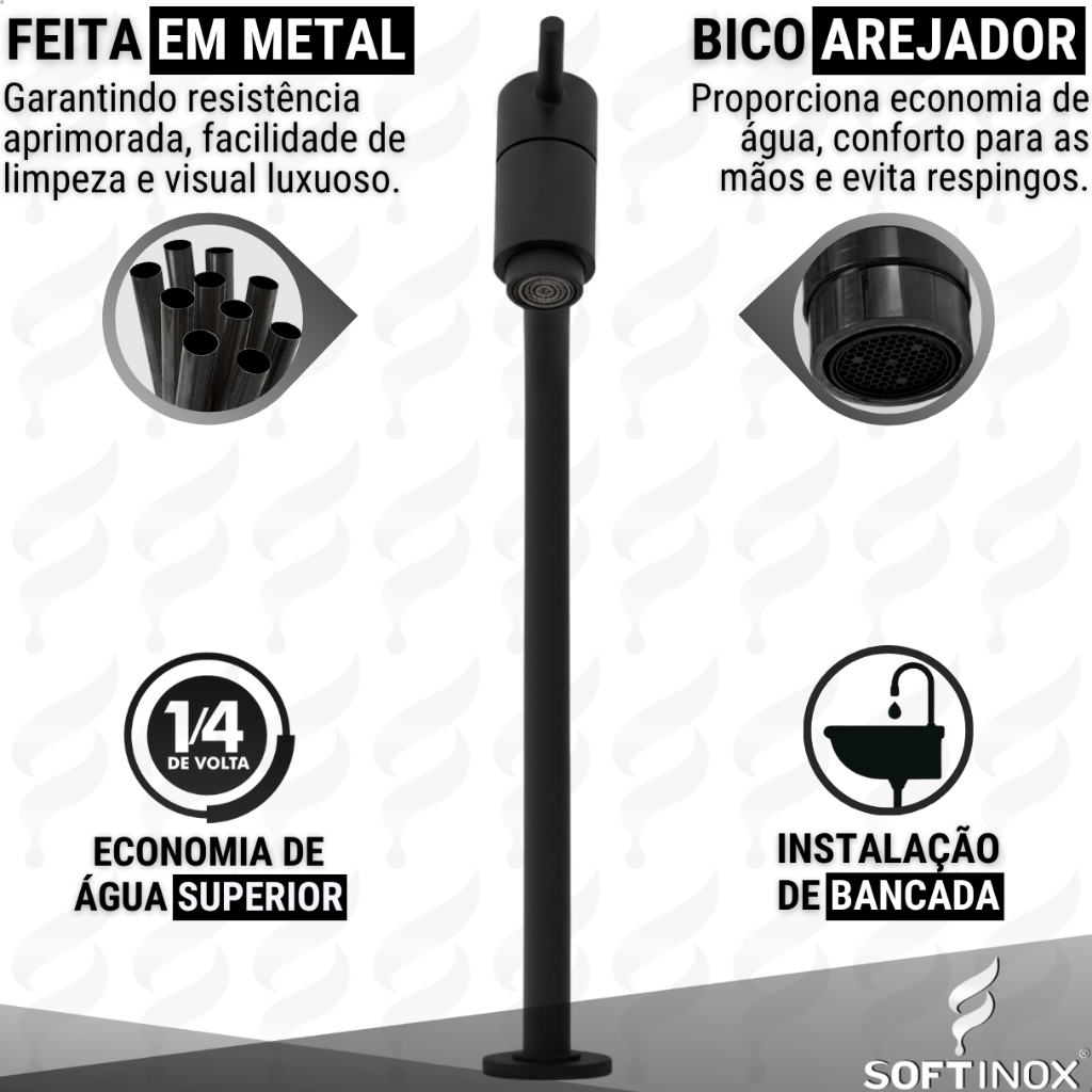 Kit Cuba Louça Cerâmica Pia Banheiro De Sobrepor Apoio Redonda Com Torneira Válvula Click e Engate · foto 2