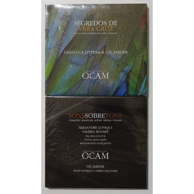 KIT 2 CDS - ORQUESTRA DE CÂMARA DA ECA - ( SEGREDOS DE VERA CRUZ / SONS SOBRE TONS )