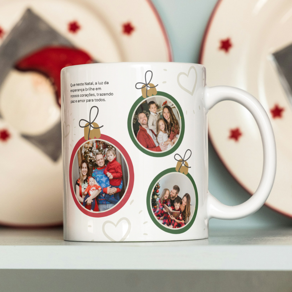 Caneca Foto Natal: Onde Comprar | BuscaProdutos