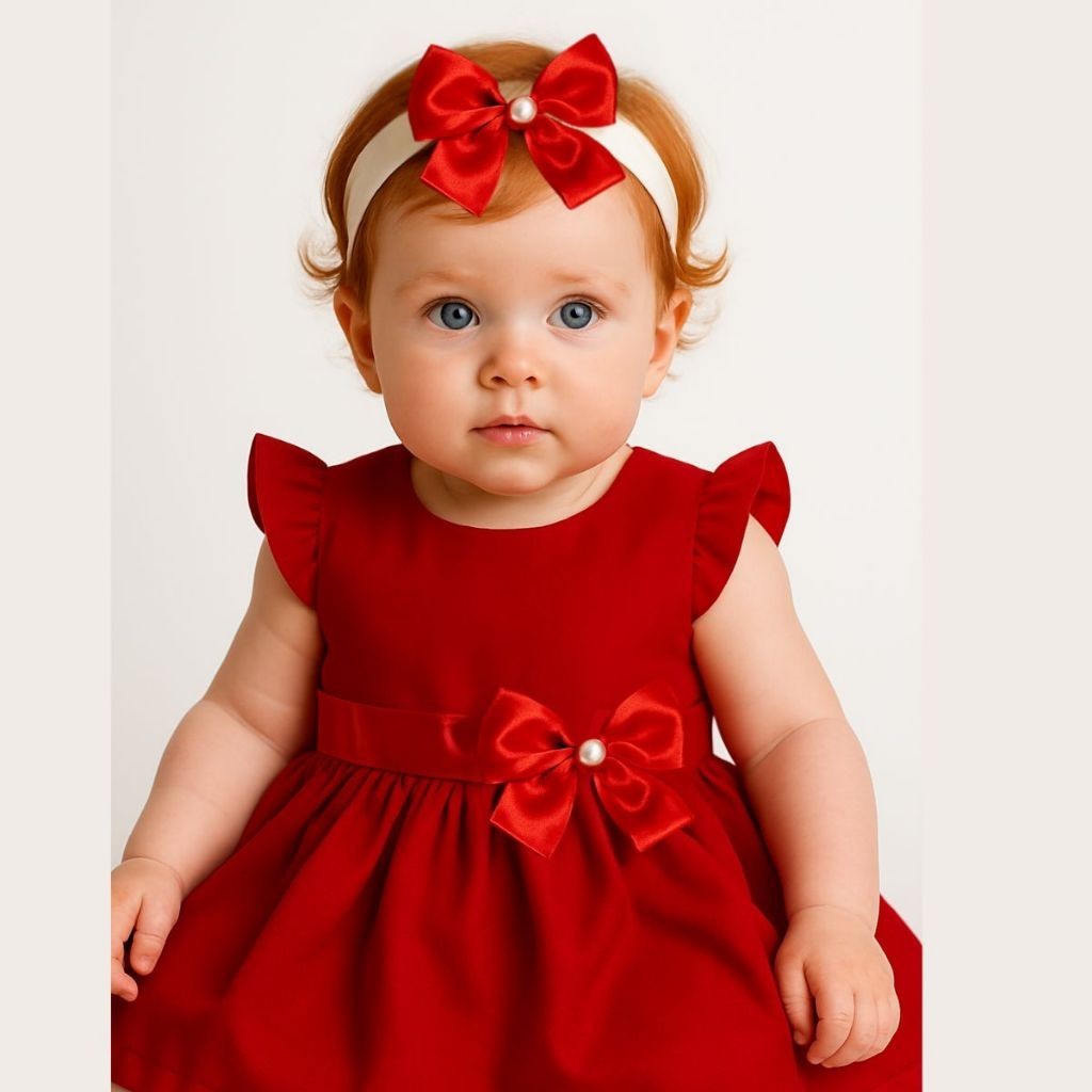 Vestido Princesa Bebê Luxo com Tiara 100% Algodão Roupinha Festa Batizado Aniversário Natal Reveion Chá Várias Cores em Oferta na Shopee