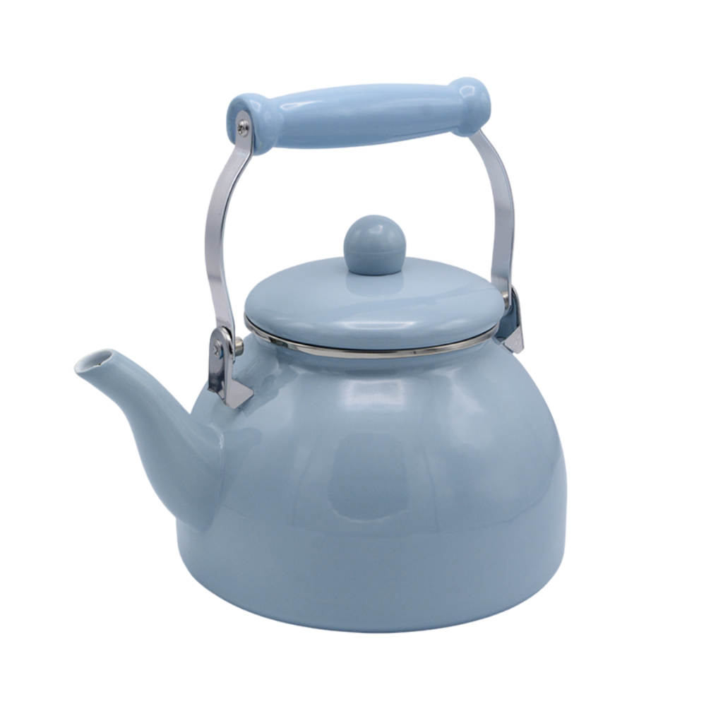 Chaleira Esmaltada Charm Grafite - Fogão a Gás, Elétrico, Por Indução - Café, Chimarrão