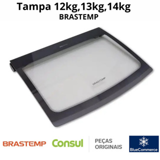 Tampa Para Maquina De Lavar 12kg,13kg,14kg Brastemp ORIGINAL em Oferta na Shopee