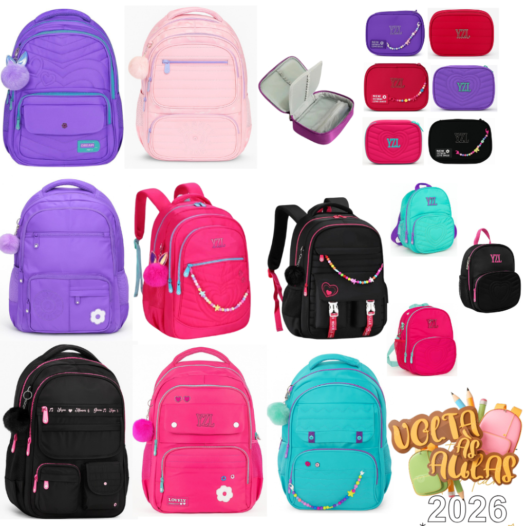Mochila Feminina Escolar Universitária De Viagem Bolsa Grande Capacidade Moda Casual estojo em Oferta na Shopee