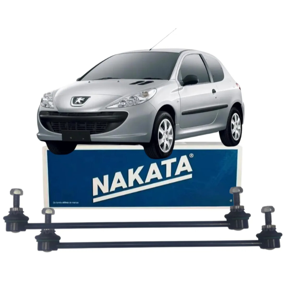 Par Bieleta Dianteira Peugeot 207  Nakata N99001 em Oferta na Shopee