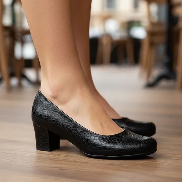 Sapato Scarpin Piccadilly Laura Salto Médio