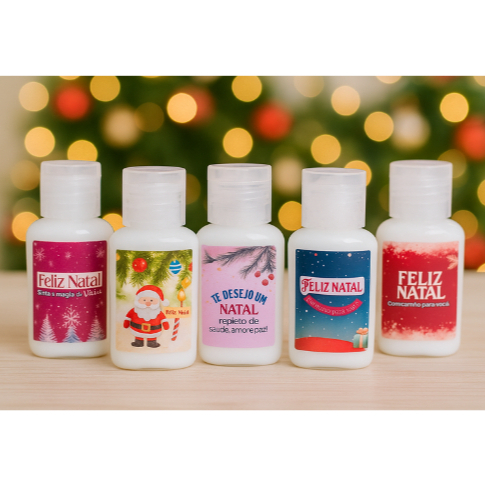 120 ADESIVOS DE NATAL PARA POTE 30 ML DE CREME/ALCOOL/LEMBRANCINHA DE NATAL/MIMO CLIENTE/FELIZ NATAL