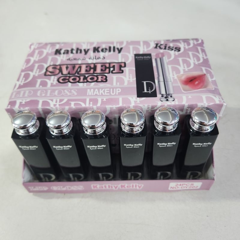 kit 24 Peças Kathy Kelly Gloss Brilho Labial Magic Lip