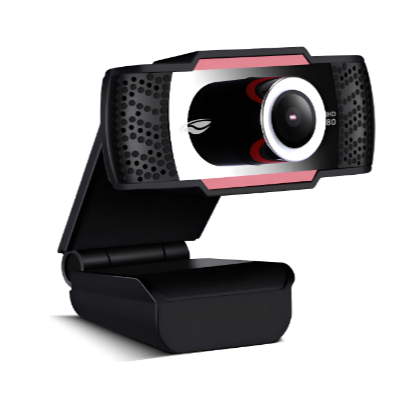 Webcam Full Hd 1080p Com Microfone Embutido C3tech Wb-100bk