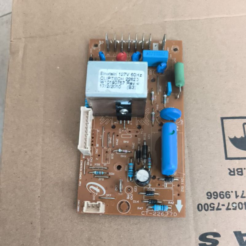 placa de potência original 110v Lavadora 11k Brastemp Bwj11 Ative