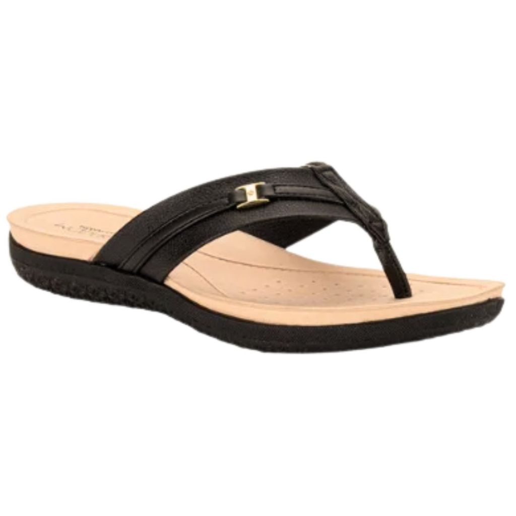 Chinelo Para Esporão Fascite Plantar Antiderrapante Conforto Anabela Anatômico Ortopédico Linha Conforto