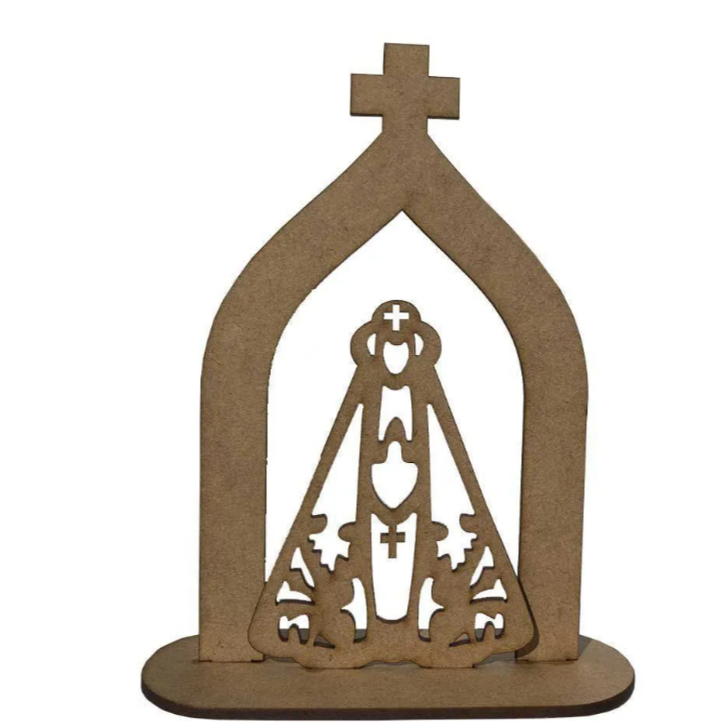Capelinha Oratório Nossa Senhora Aparecida MDF