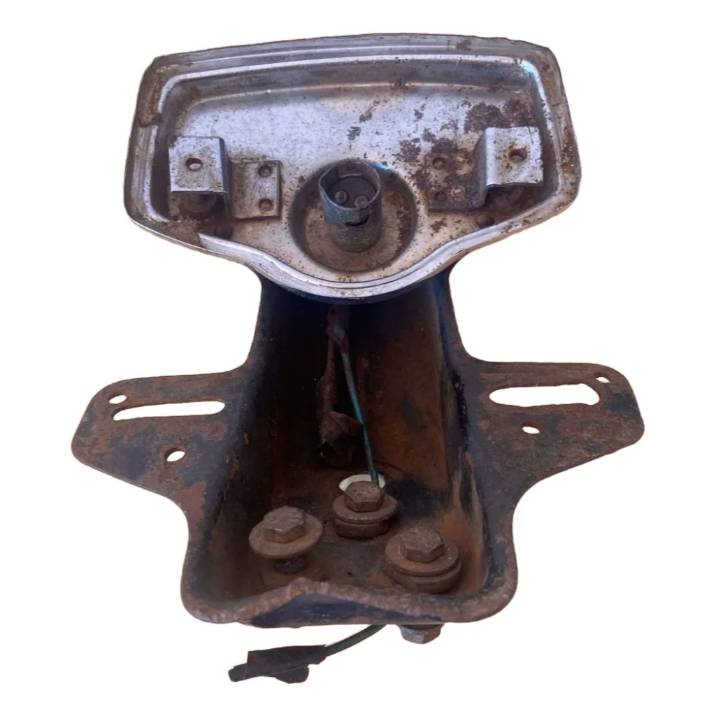 Suporte Placa Honda Cg 1979 A 1982 - Bolinha (Usado)