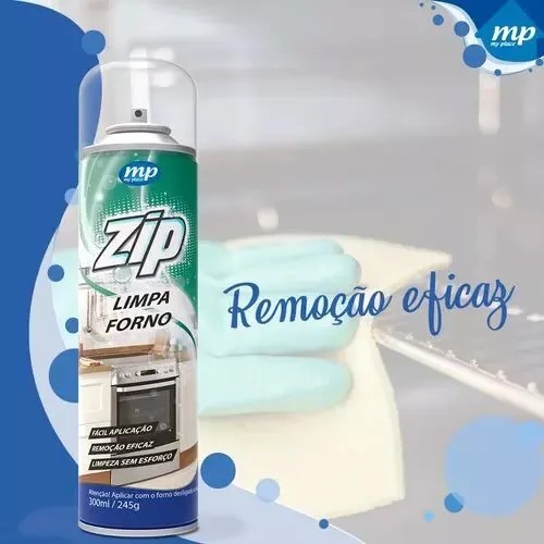 Limpa Forno Fogão Panela AirFryer Zip My Place 300 ml Desengordurante em Oferta na Shopee