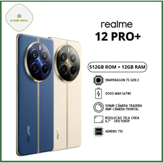 Smartphone Realme 12 Pro+ Plus 5G Dual Sim Tela 6.7 12 GB / 8GB RAM 512 GB Anatel NFC em Oferta na Shopee