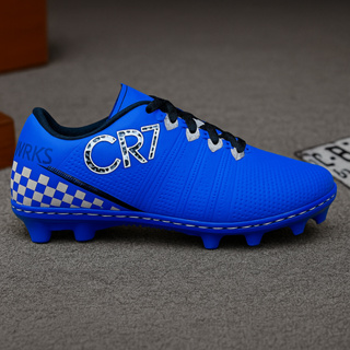 Chuteira Campo Infantil Gramado Natural Sapato de Futebol Cr7 Copa Alto Conforto em Oferta na Shopee