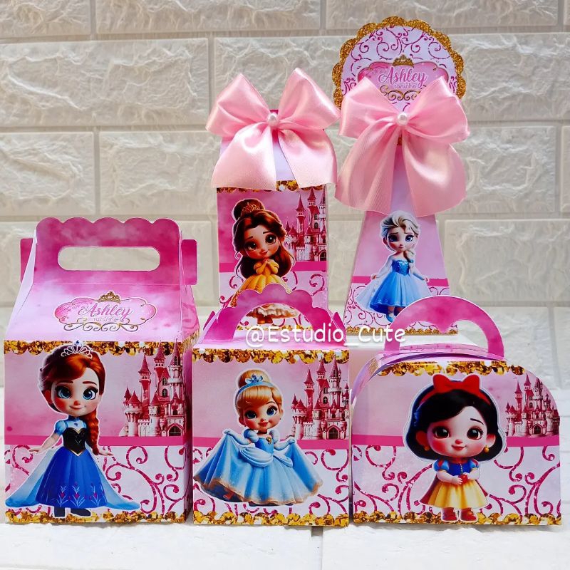 Kit Personalizados PRINCESAS CUTE BABY ( PEGUE E MONTE ) lembrancinha personalizada festa infantil mimos aniversário