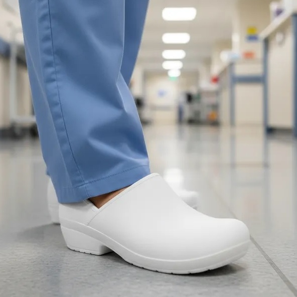 Sapato Ortopédico Profissional Susi Feminino em Borracha Conforto Segurança e Estilo Uniforme , Cozinha e Enfermagem