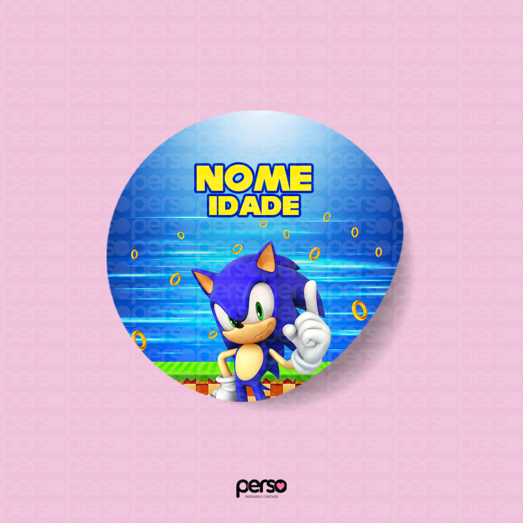 Adesivos Personalizados Sonic Festa Adesivos Personalizados Sonic