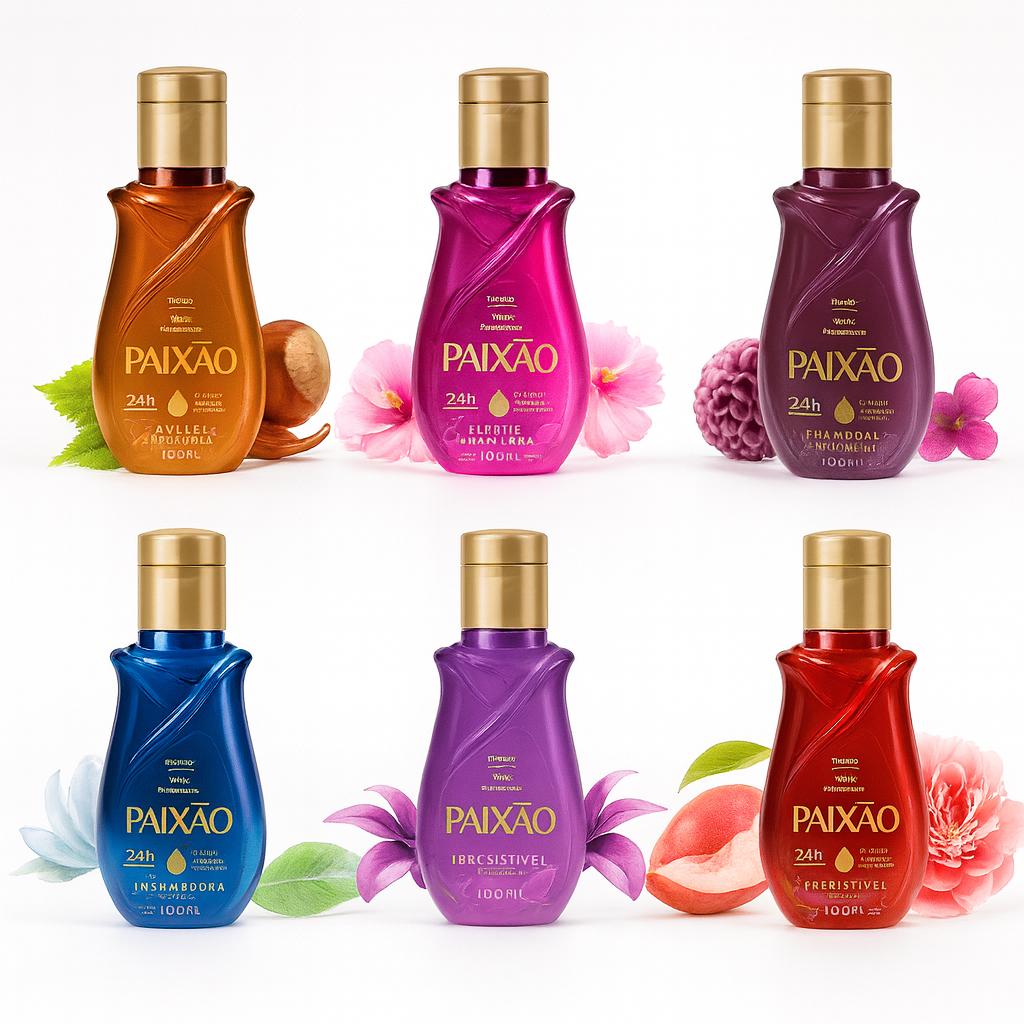 Óleo de Amêndoas PAIXÃO Deo Corporal 100ml Fragrâncias Diversas