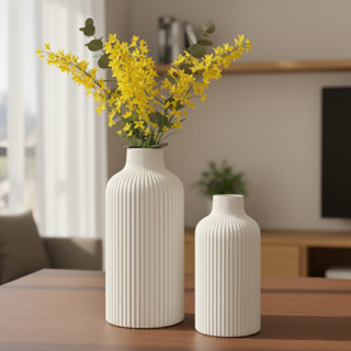 Vasos Decorativos Grego Doricó - Design Espiral em Oferta na Shopee