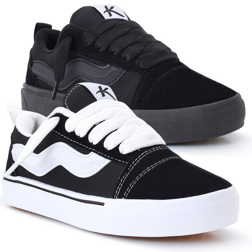 Kit 2 Pares Tenis Feminino Casual Knw Kalum Masculino Confortavel Promoção Natal