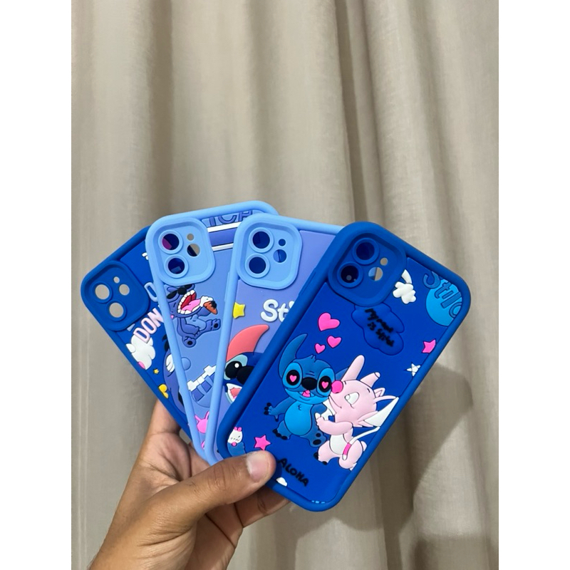 Capa Capinha iPhone Desenho Stich Minions Donkey