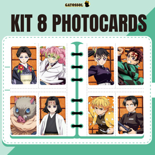 Demon Slayer Kit com 8 PC Mini fotos Plastificado - FANMADE - PHOTO - Card - Anime - Tanjiro, Kimetsu - OTAKU - GEEK em Oferta na Shopee