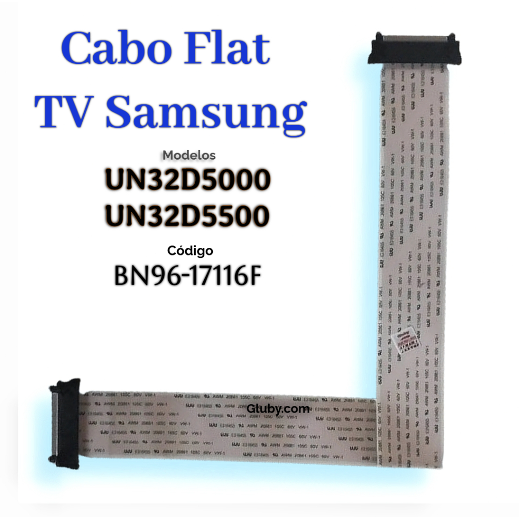 CABO FLAT TV SAMSUNG UN32D5000GXZD UN32D5500GXZD CÓDIGO; BN96-17116F