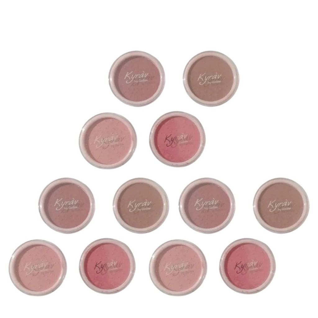Kit C/12 Blush Kyrav Ref 722 em Oferta na Shopee