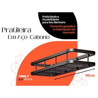 Suporte Para Shampoo 40x13cm Para Uso no Banheiro na Parede em Oferta na Shopee