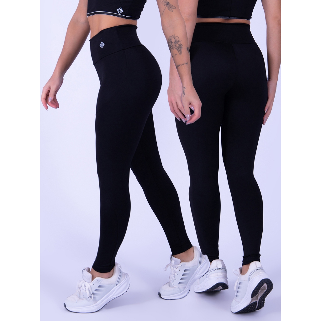 Legging Feminina Cintura Alta Borboleta de Poliamida