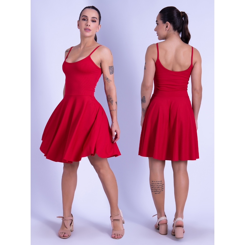 Vestido Feminino Godê Ribana Rodado na Black Friday 2025 | BuscaProdutos