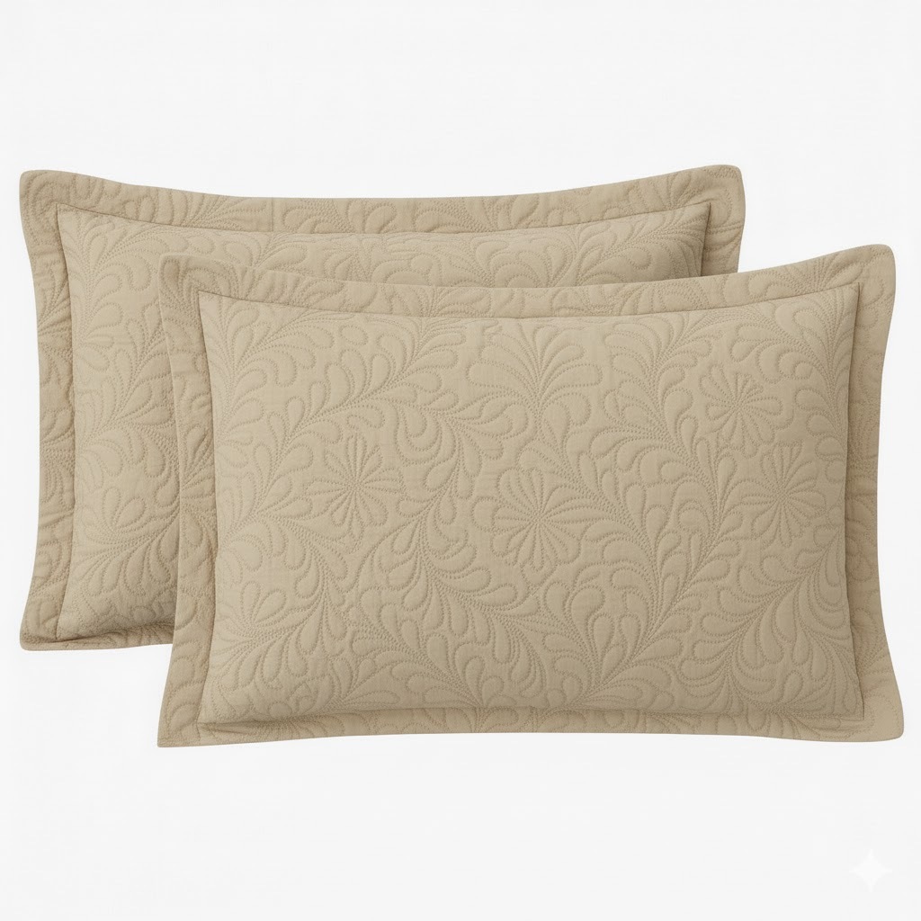 Kit 02 Porta Travesseiro Fronha Matelasse 70CM x 50CM Com Ziper -LY