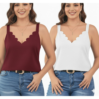 Regata Feminina Social Decote Nuvem Tecido Duna em Oferta na Shopee