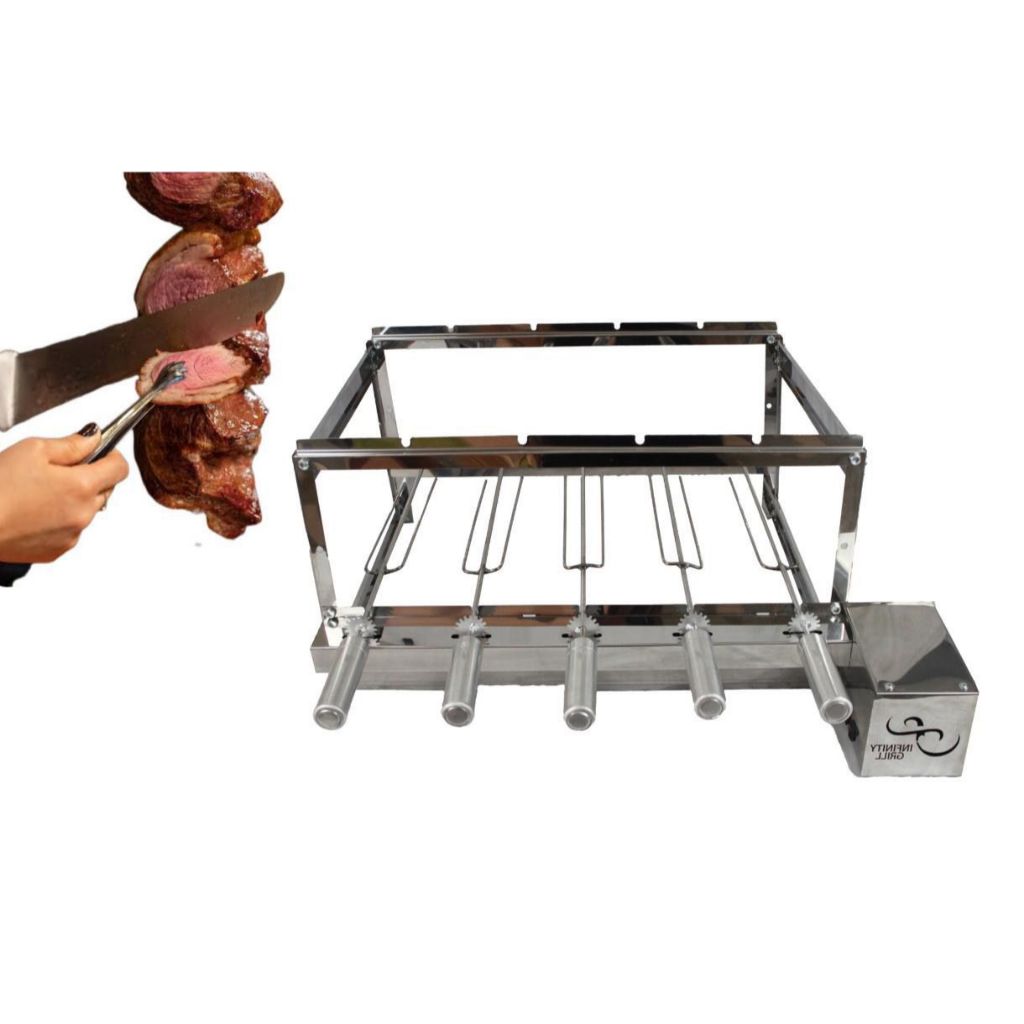 Churrasqueira Giratória 5 Espetos Infinity Gril