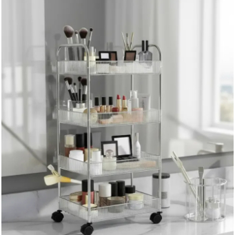 Carrinho Organizador Multiuso 4 Prateleiras C/ Rodinhas em Oferta na Shopee