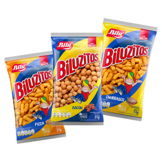 SALGADINHO BILU BILUZITOS FARDO COM 25 UNIDADES 41G em Oferta na Shopee